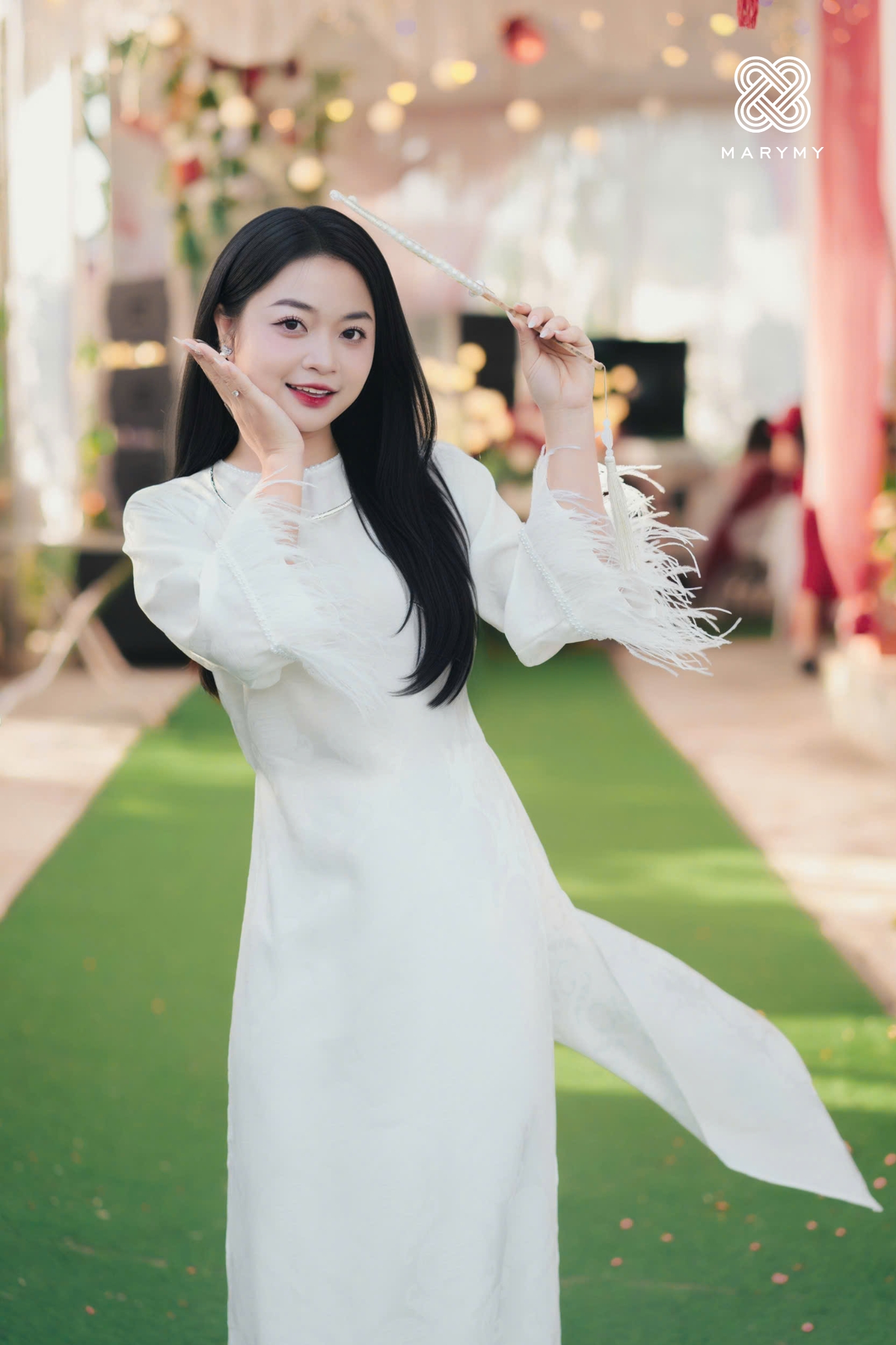 Cô dâu Uyên feedback áo dài Bạch Huyền Vũ MARYMY