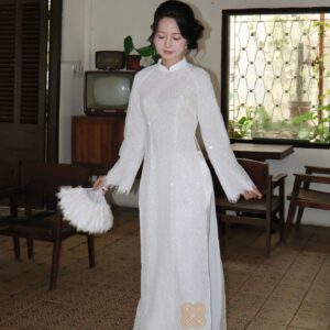Áo dài cách tân Tuyết Lưu Sa MARYMY