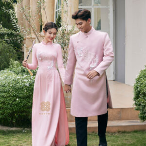 Áo Dài Dâu Rể Phụng Hoàng Duyên MARYMY Kết Hợp Chim Phụng Và Chữ Hỷ
