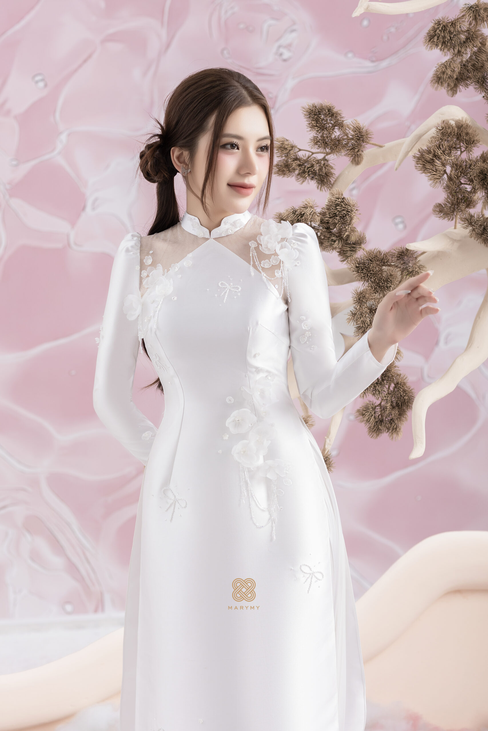 Áo dài dâu rể Tiểu Anh MARYMY