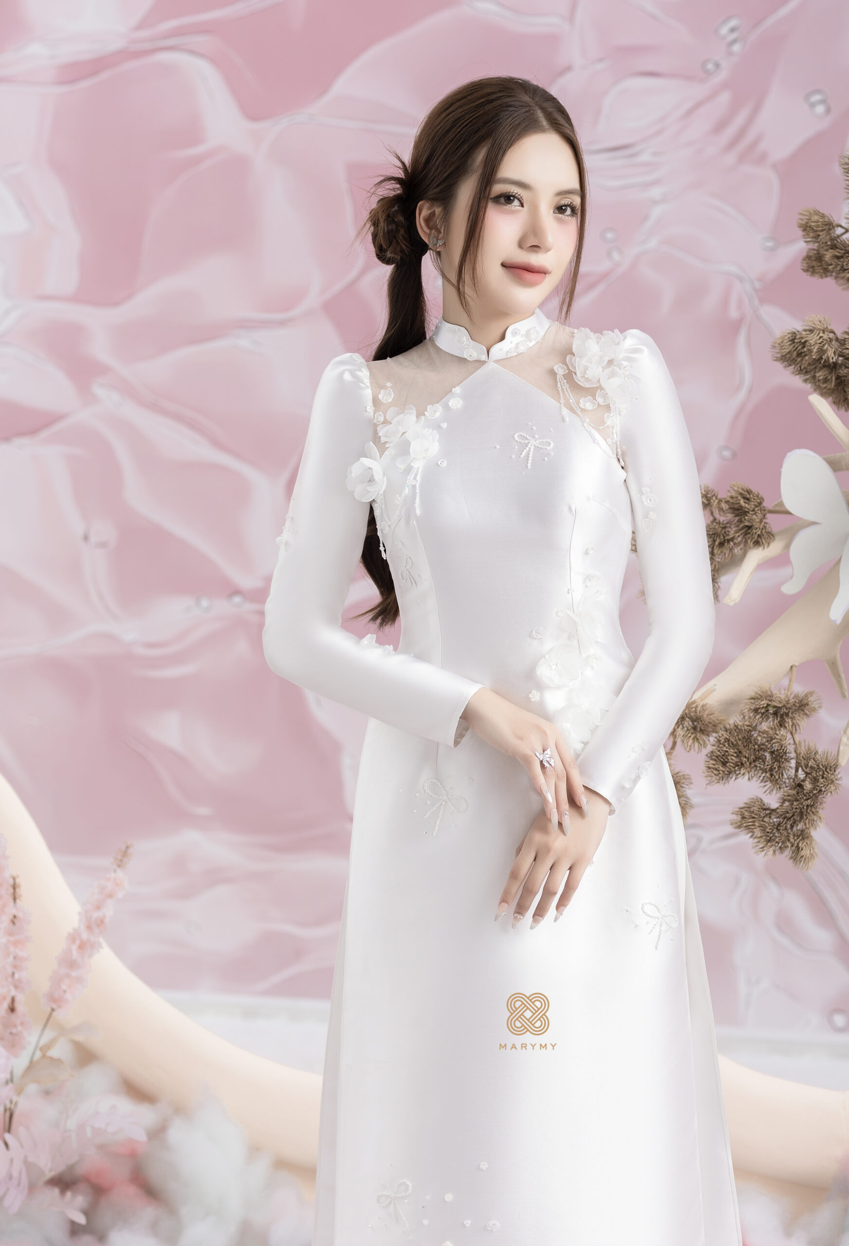 Áo dài dâu rể Tiểu Anh MARYMY