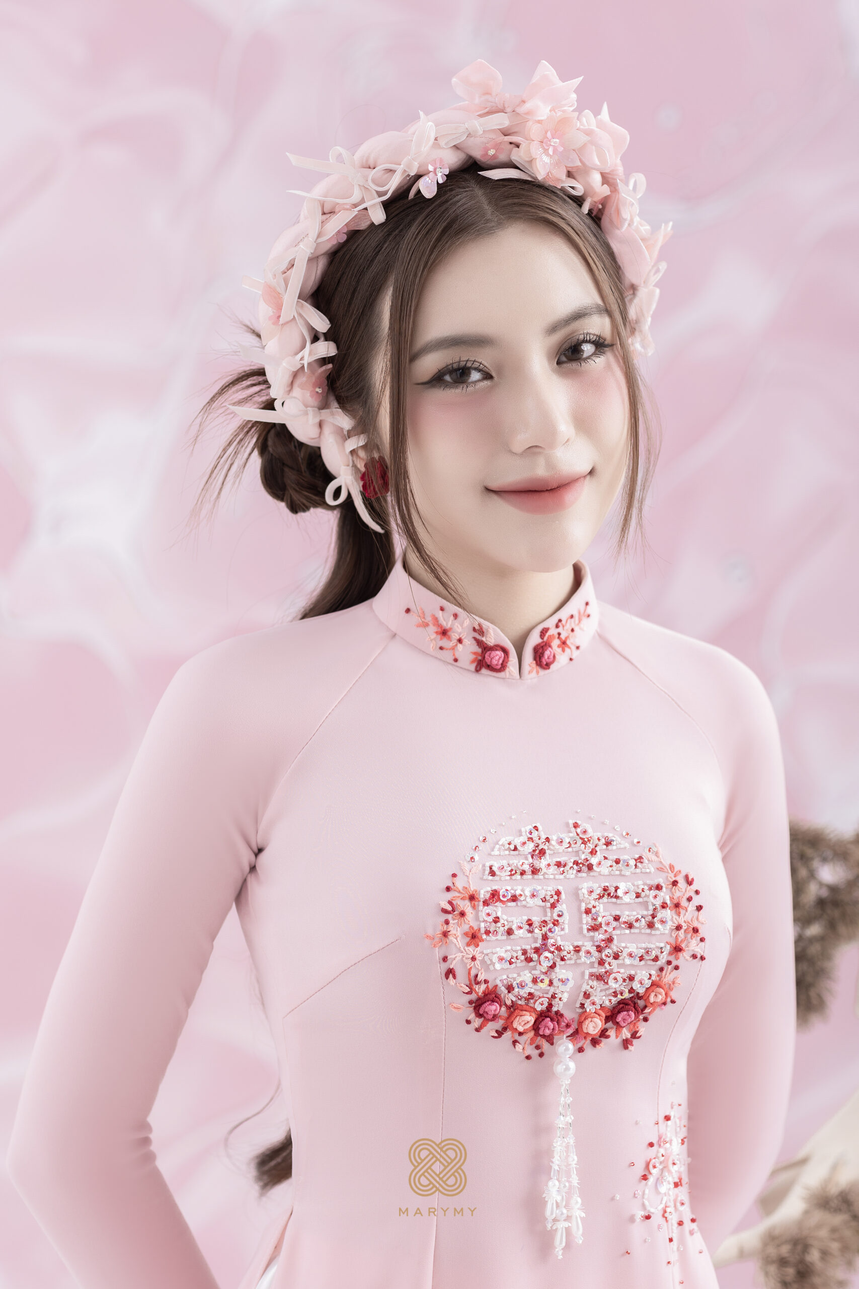 Áo dài dâu rể Yến Uyển MARYMY