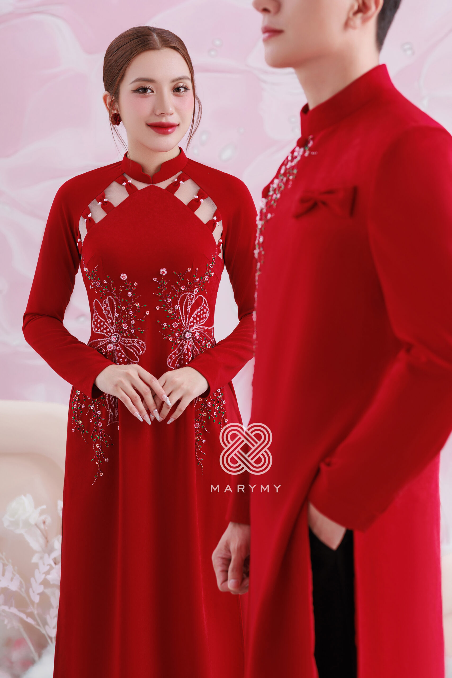 Áo dài dâu rể Lan Nhi MARYMY