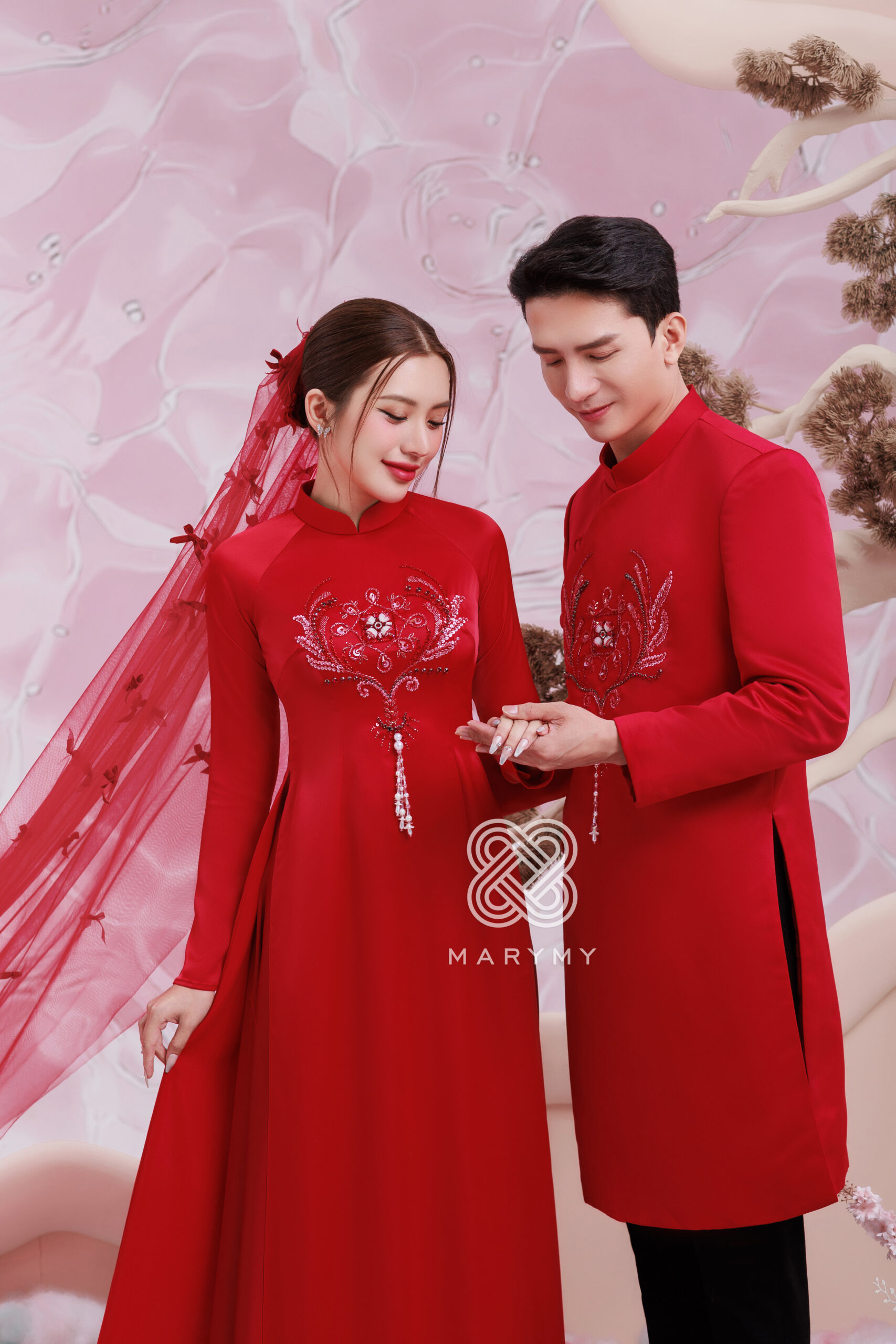 Áo dài dâu rể Hạ Duyên MARYMY