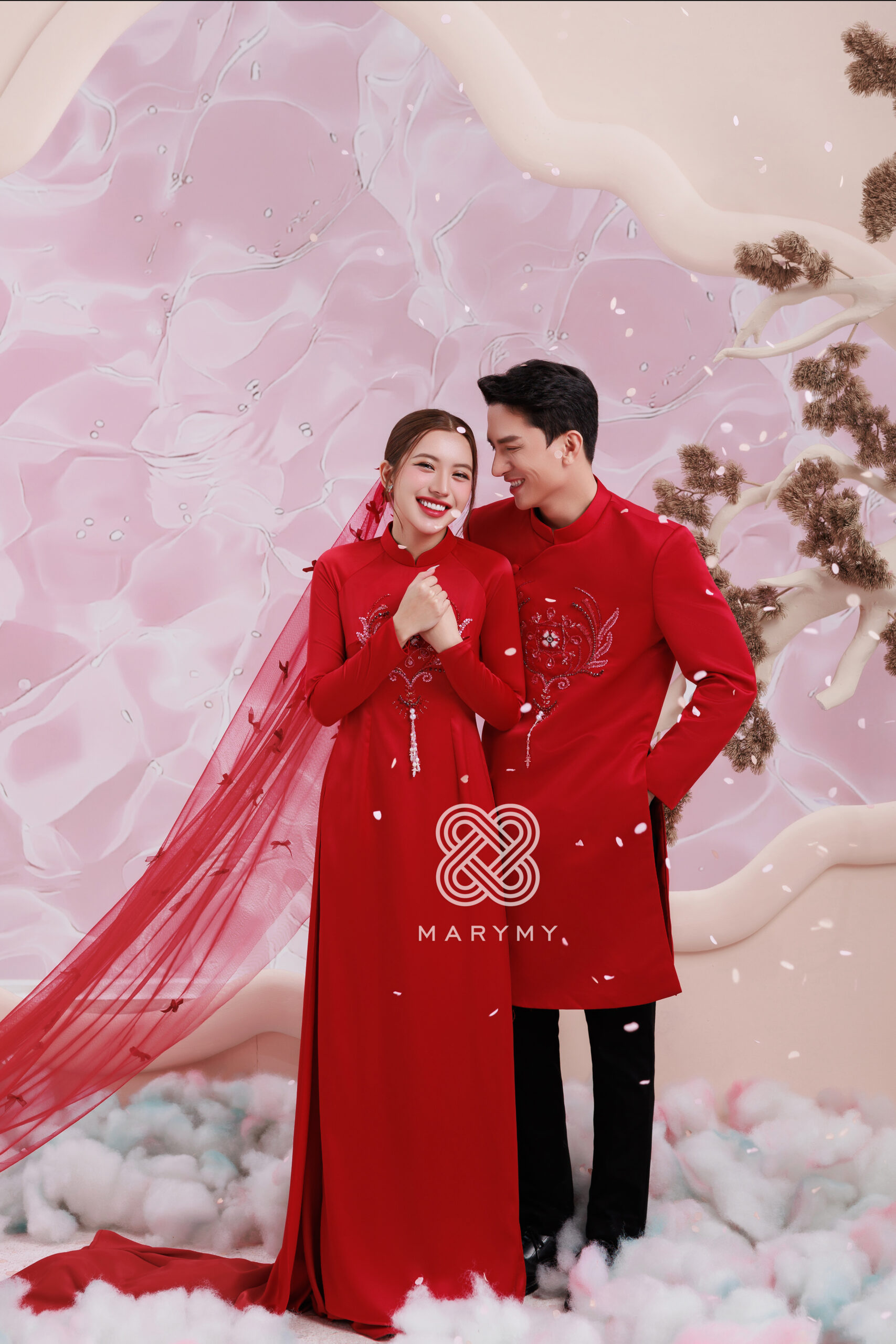 Áo dài dâu rể Hạ Duyên MARYMY
